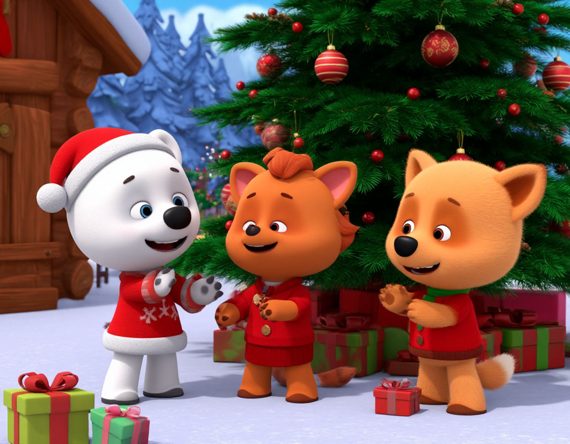 Грядёт самый долгожданный праздник, но на опушке в Кис-Кисе случилась настоящая катастрофа! Изобретательный Кеша, пытаясь улучшить Волшебный Фонарь Деда Мороза, случайно стирает все новогодние настройки. Теперь елка не горит, снежинки не кружатся, а сам праздник вот-вот исчезнет! 
Его лучший друг, ценитель природы Тучка, и непоседливая лисичка Лиза должны объединить усилия, чтобы вернуть волшебство. Вместе с ребятами из старшей группы им предстоит пройти череду веселых и безумных испытаний: от расшифровки посланий в льдинках до танцевального марафона с Белой Коровой. 
Этот юмористический сценарий в духе «Ми-ми-мишек» — это 100% уникальная история о дружбе, ответственности и о том, что самое главное волшебство спрятано не в гаджетах, а в наших сердцах. Готовьтесь к хаосу, диалогам и незабываемым играм!
