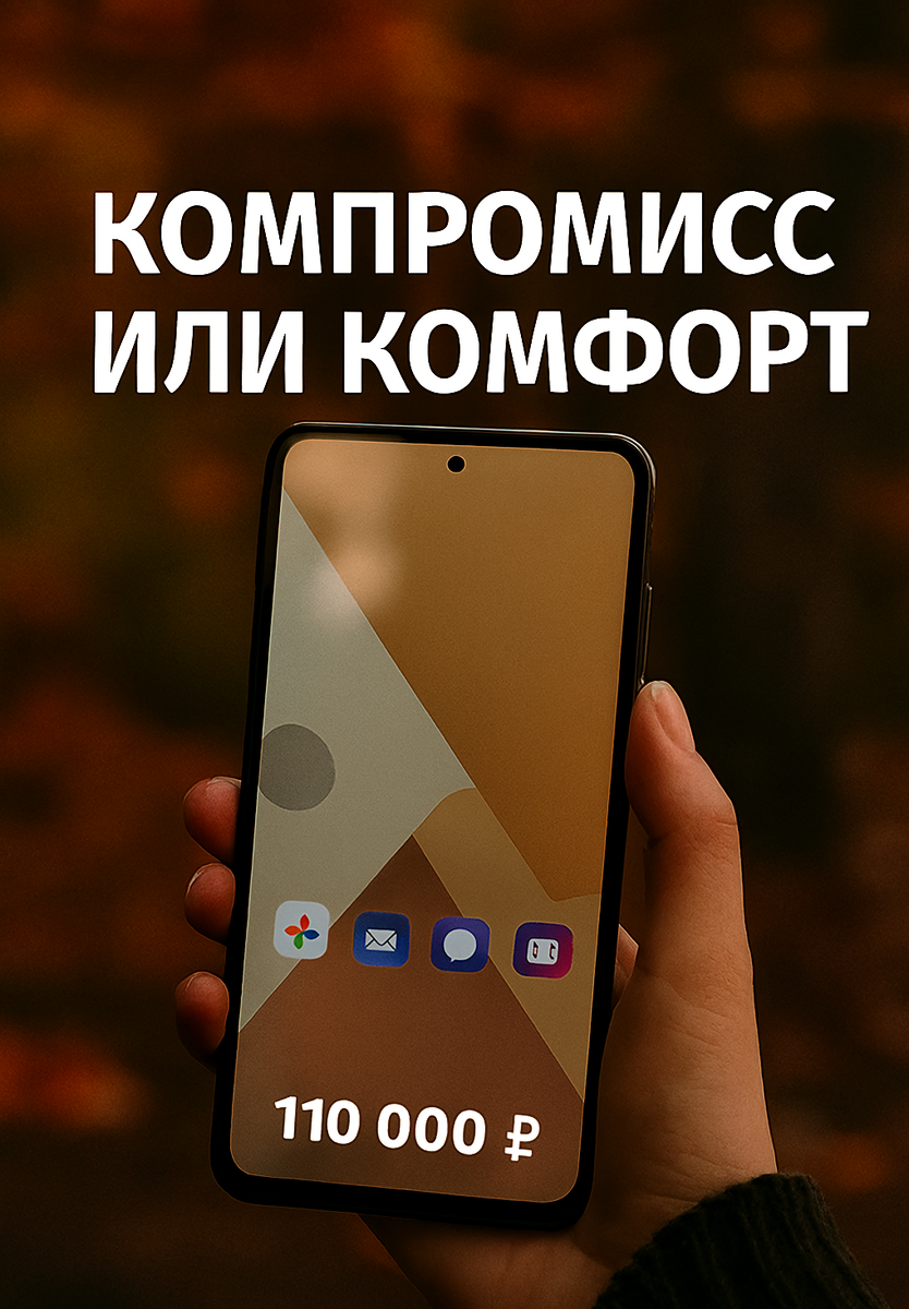💥 Компромисс или комфорт: что скрывается за разницей в 20 000 ₽
Почему смартфоны за 90 000 ₽ часто уступают в деталях, которые важны каждый день.