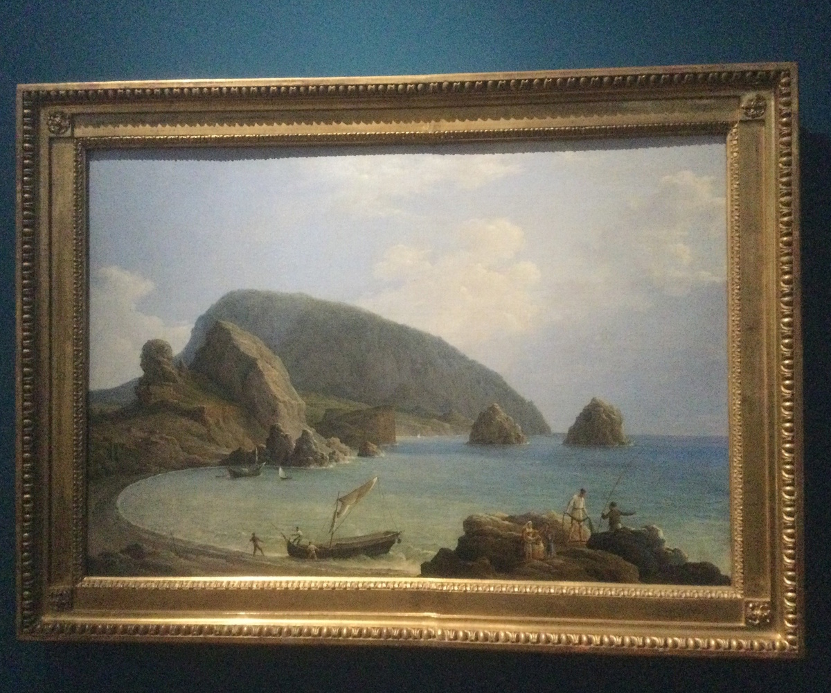 Чернецов Н.Г. Вид на Аю-Даг в Крыму со стороны моря. 1836