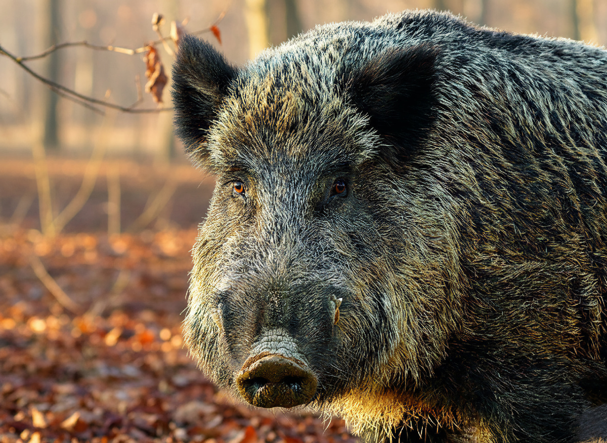 Кабан ломает кустарники и гнёт молодые деревца, как щепки. Особое строение черепа помогает свину выдерживать колоссальные фронтальные нагрузки. Фотография: Fiete Strube, CC BY-SA 4.0