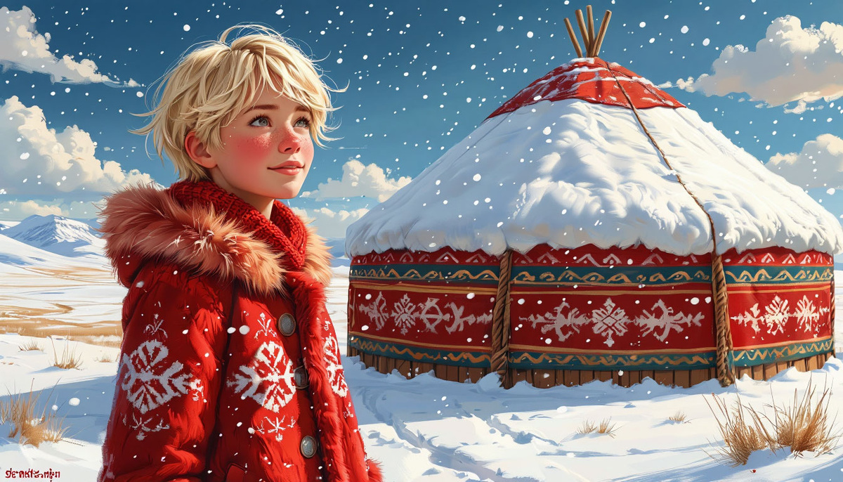 Воспоминание о зиме. Изображение от ИИ Шедеврум