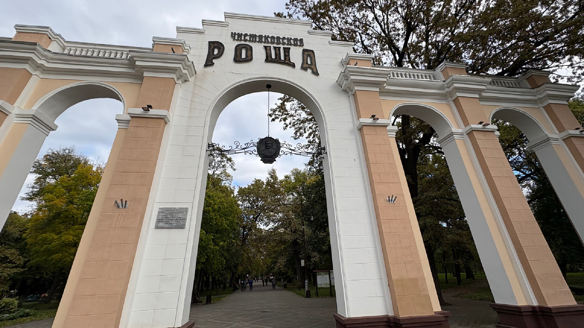 Главная входная группа в Рощу с ул.Колхозной