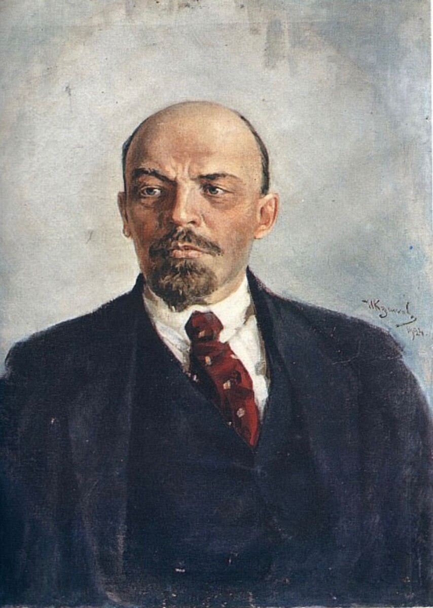Иван Куликов. «Портрет Ленина». 1924