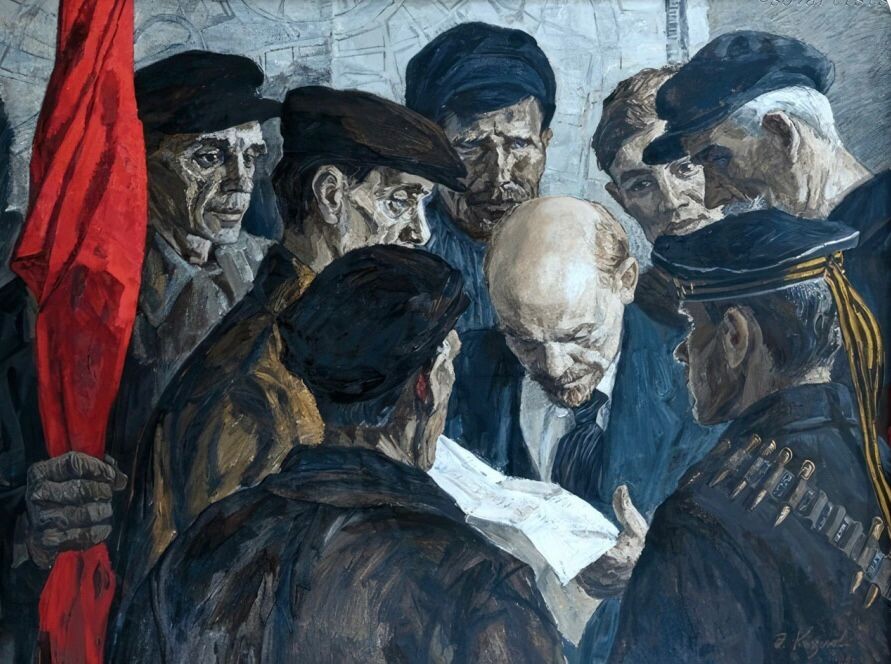 Энгельс Козлов. «У товарища Ленина». 1969