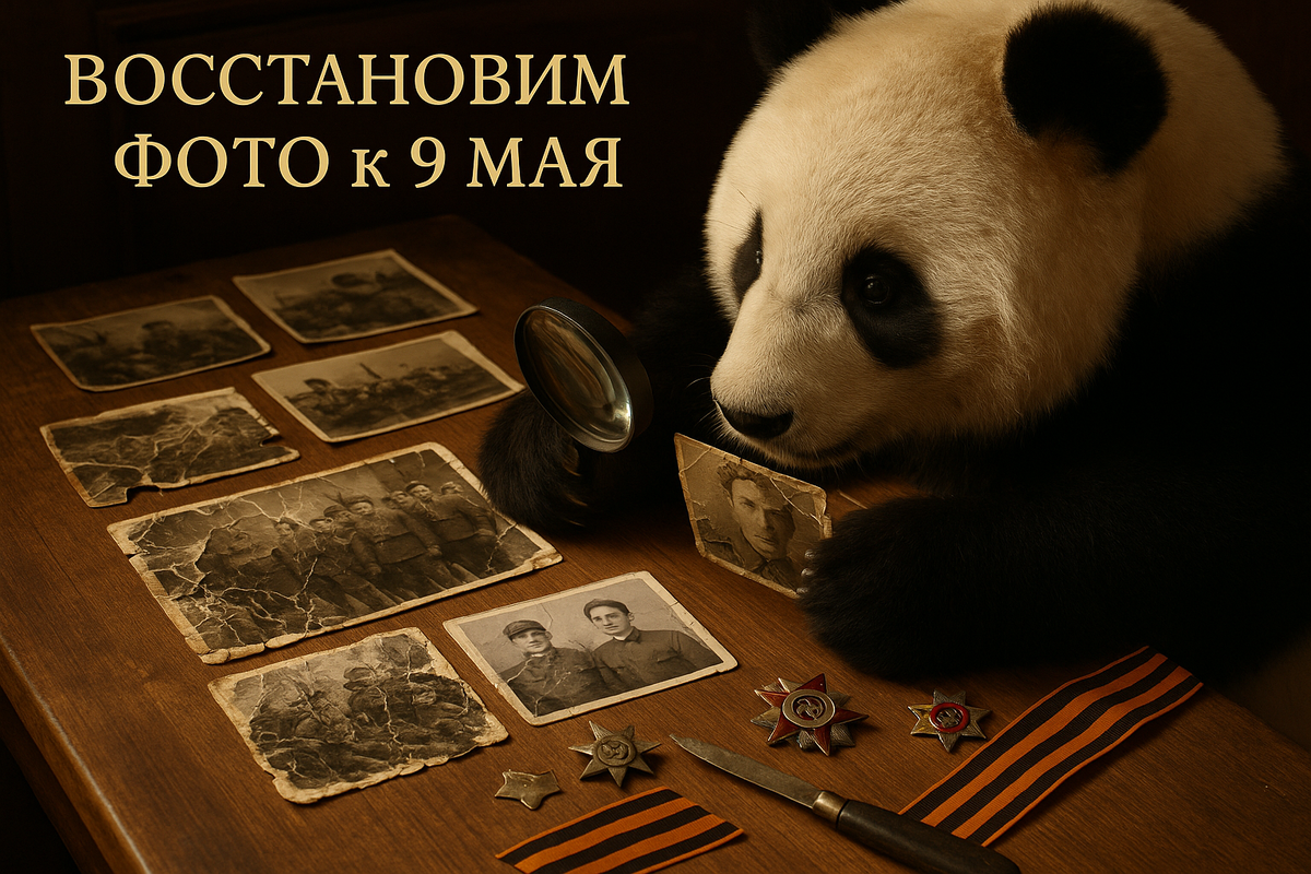    Реставрация фотографий к 9 мая: подготовка снимков для Бессмертного полка admin