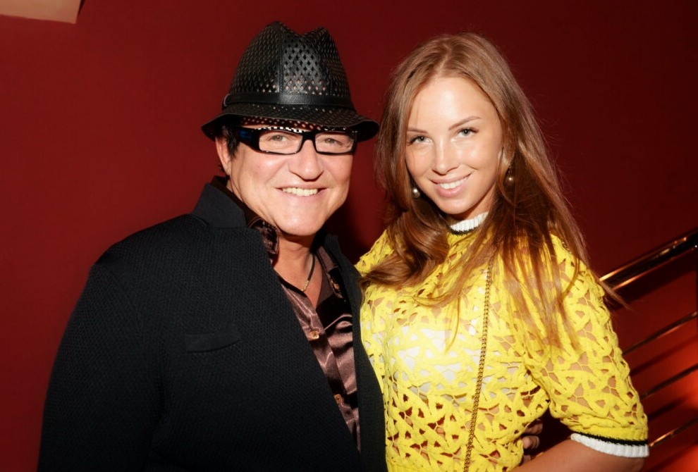 Дибров с бывшей супругой.