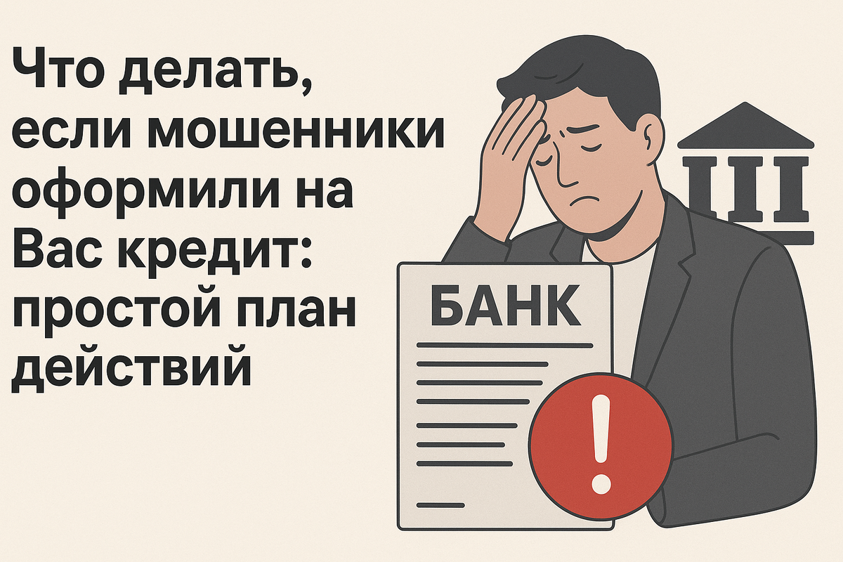 Вы уверены, что кредит на Ваше имя не оформлен прямо сейчас?