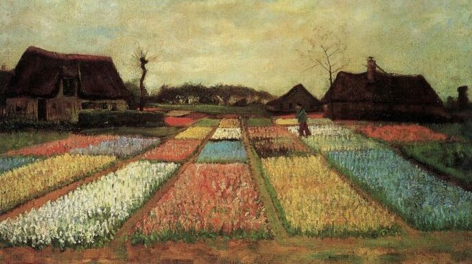    Винсент ван Гог, «Луковичные поля» Фото: общественное достояние