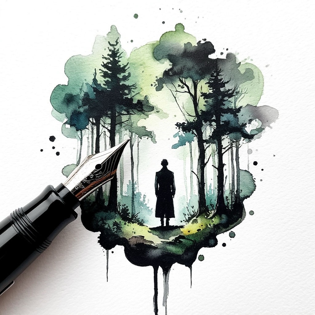 Иллюстрация автора: "Лес" 