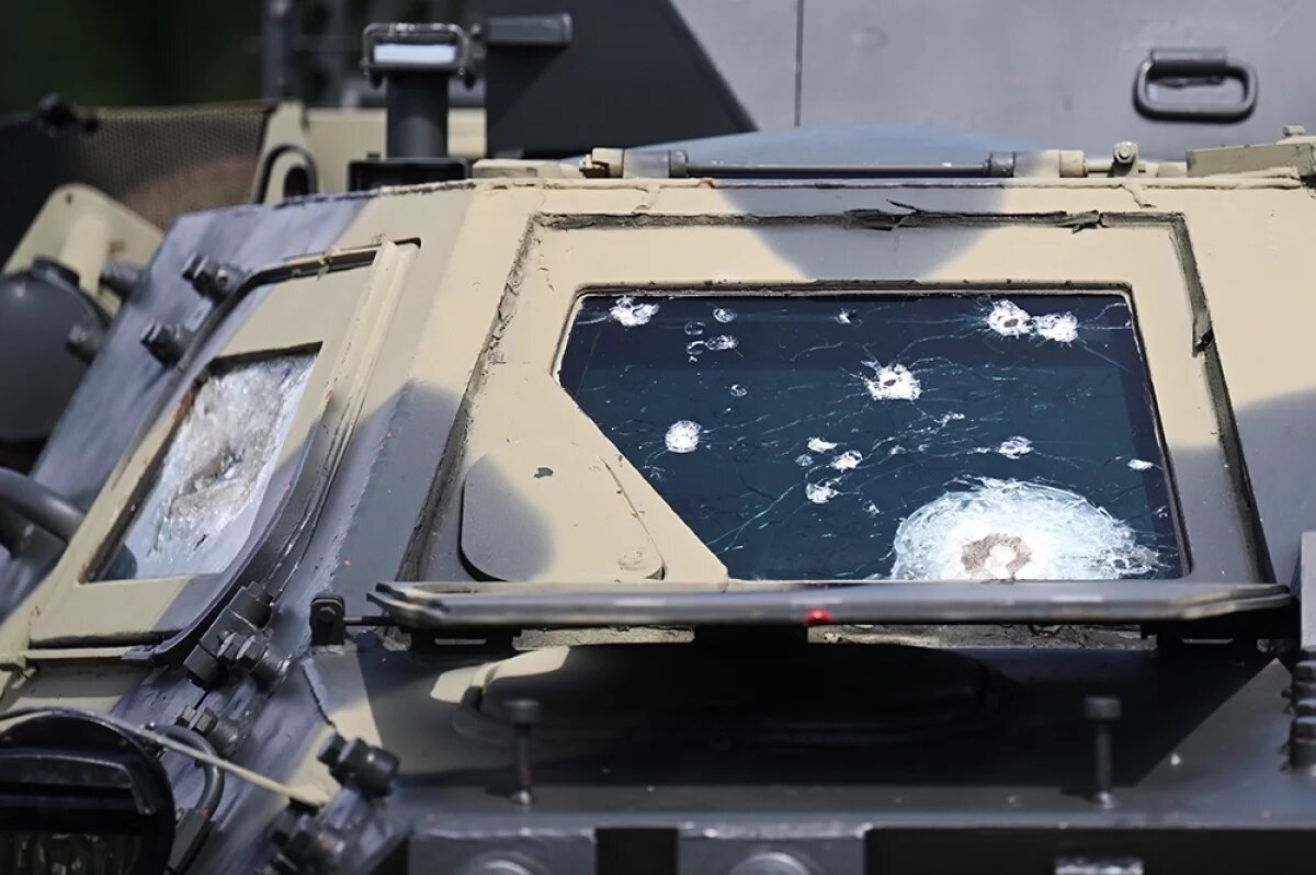    Подбитая техника ВСУ.