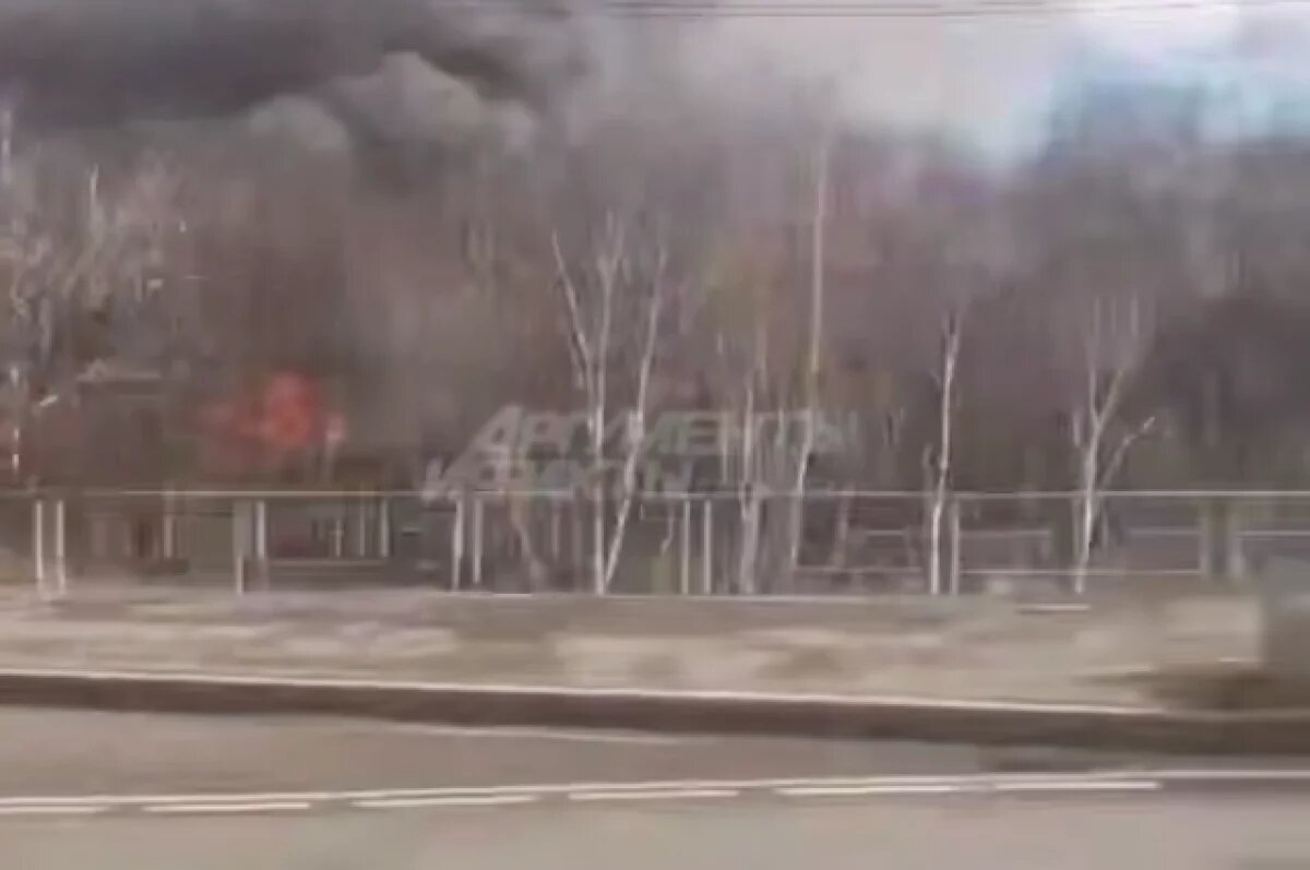    На Камчатке на базе отдыха сгорели бывшее летнее кафе и мангальная беседка