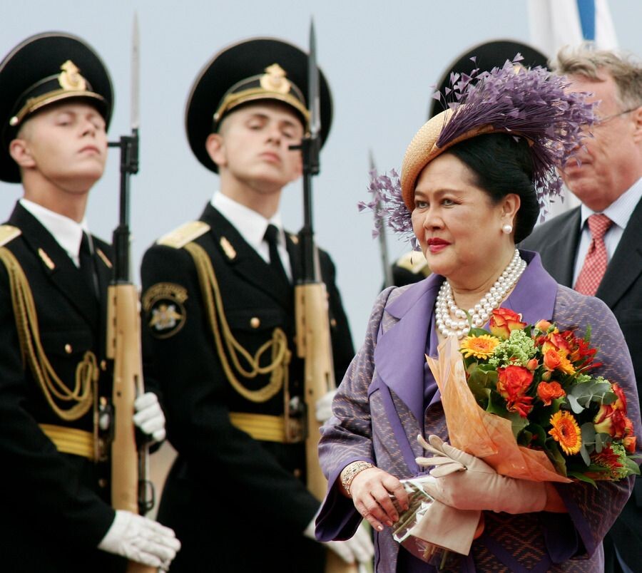    Королева Таиланда Сирикит во время визита в Москву в 2007 году / Источник: © ИТАР-ТАСС/Виталий Белоусов