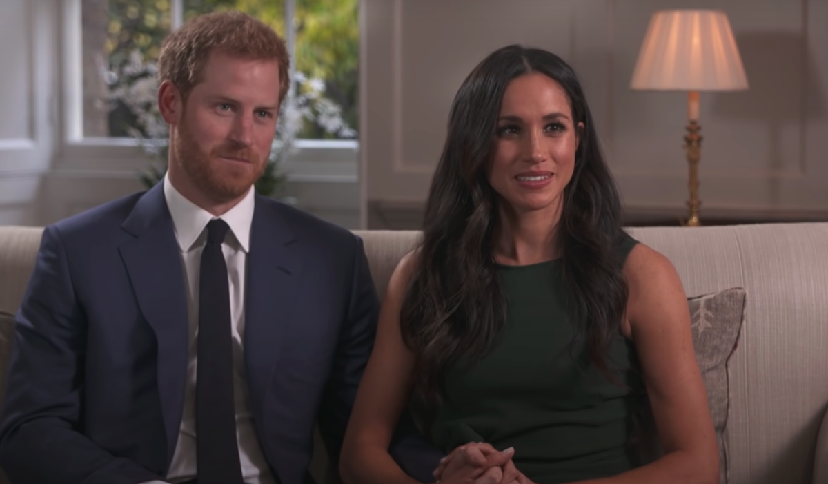    Меган Маркл и принц Гарри. Кадр: YouTube