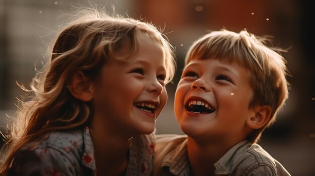 дети смеются