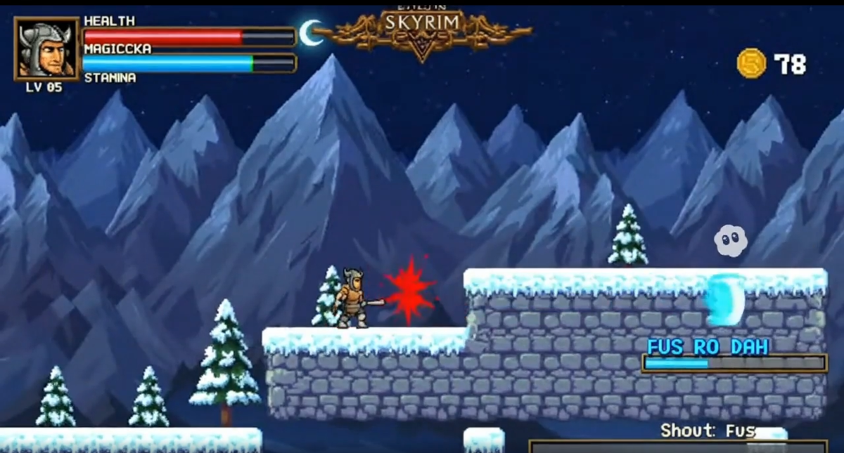    От 2D-платформера 1990-х до шутера. Игрок показал Skyrim в разных жанрах и стилях