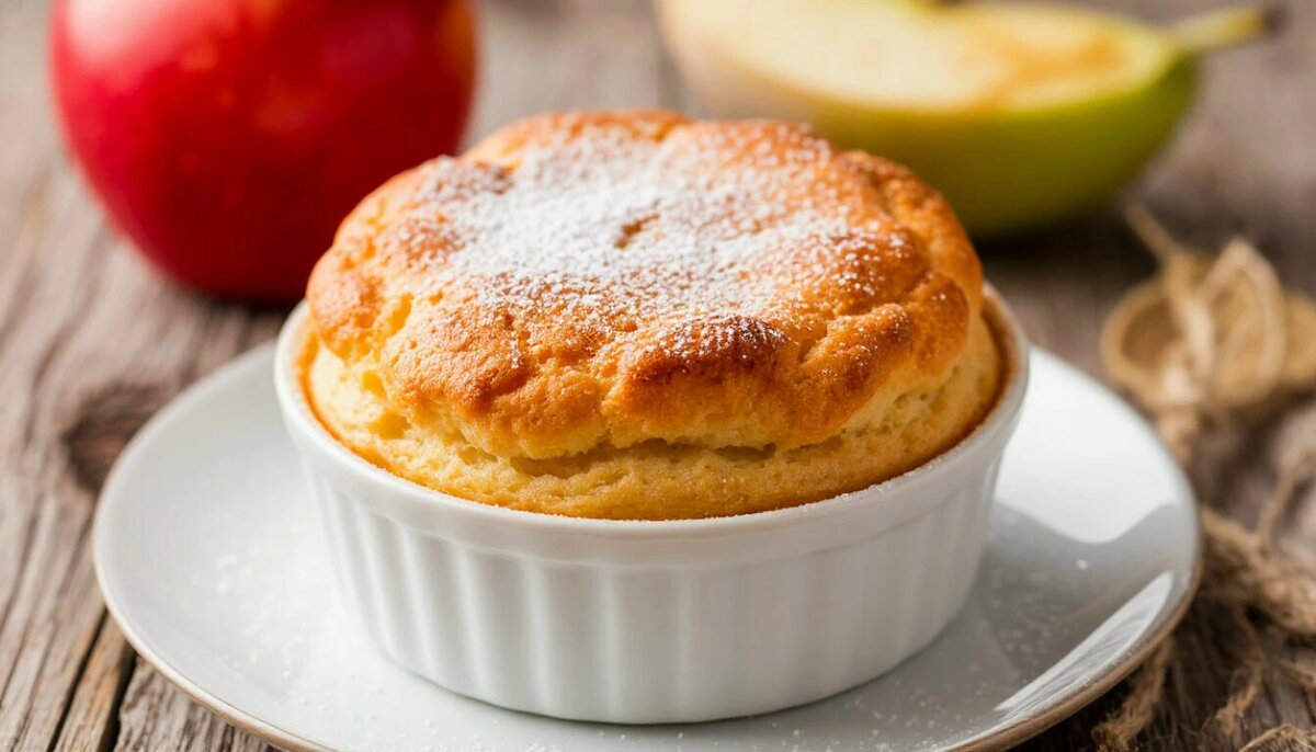    Вкуснее шарлотки: яблочное суфле идеально подходит для быстрого завтрака - не надо возиться с тестом и духовкой