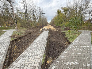 Улица Ермака преображается. / ФОТО Людмилы Бороухиной Администратор  📷
