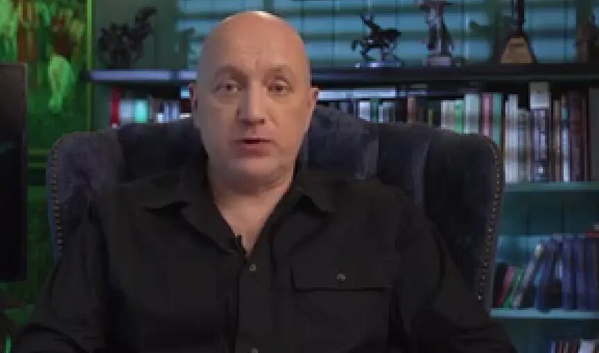    Захар Прилепин. Фото: стоп-кадр из передачи «Уроки русского»