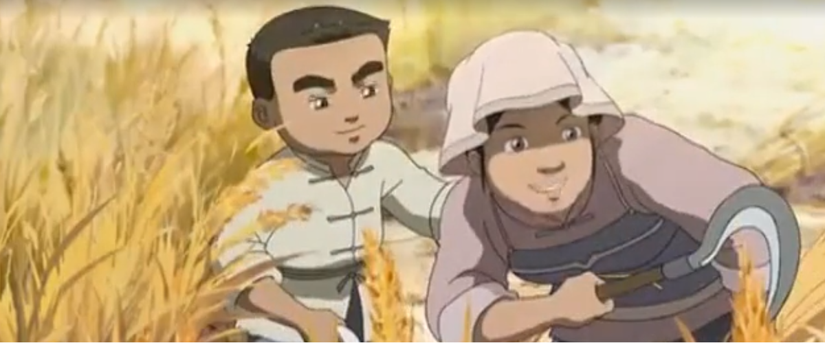 Мерцающая красная звезда студия Puzzle Animation Studio Limited