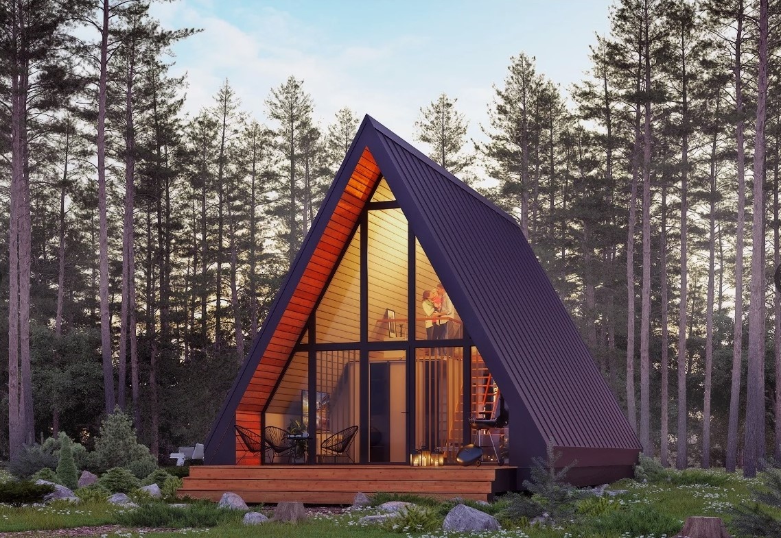 Чудесный домик-шалаш