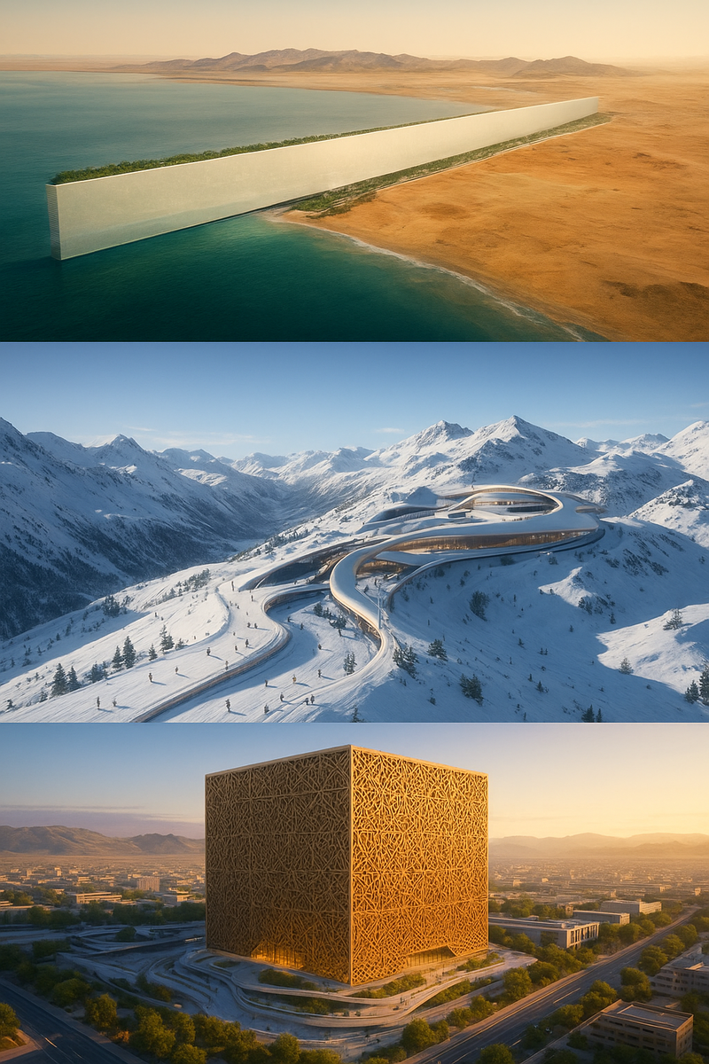 Мегапроекты Саудовской Аравии в рамках «Vision 2030»: The Line, Trojena и Mukaab. 