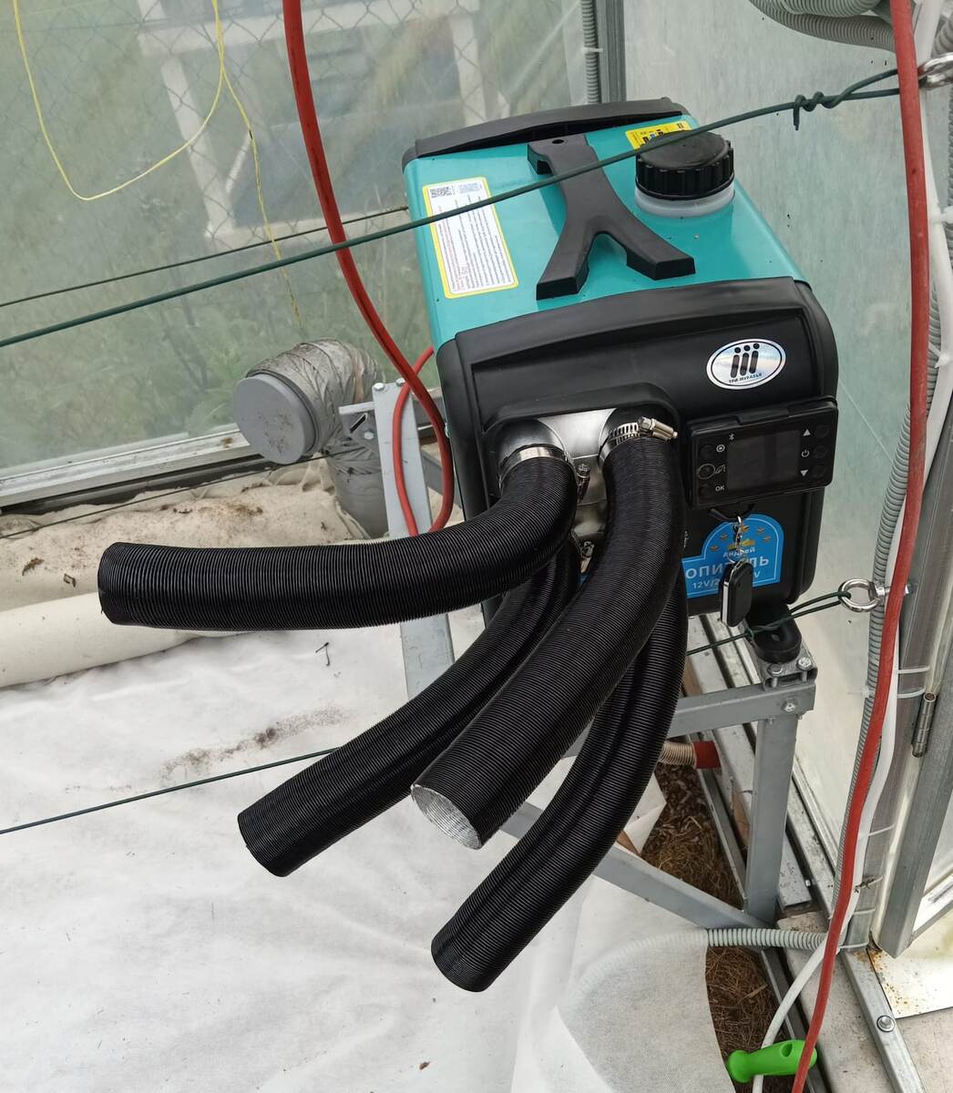 Автономный дизельный отопитель "Три муравья" с заявленногй мощностью 9800 ватт