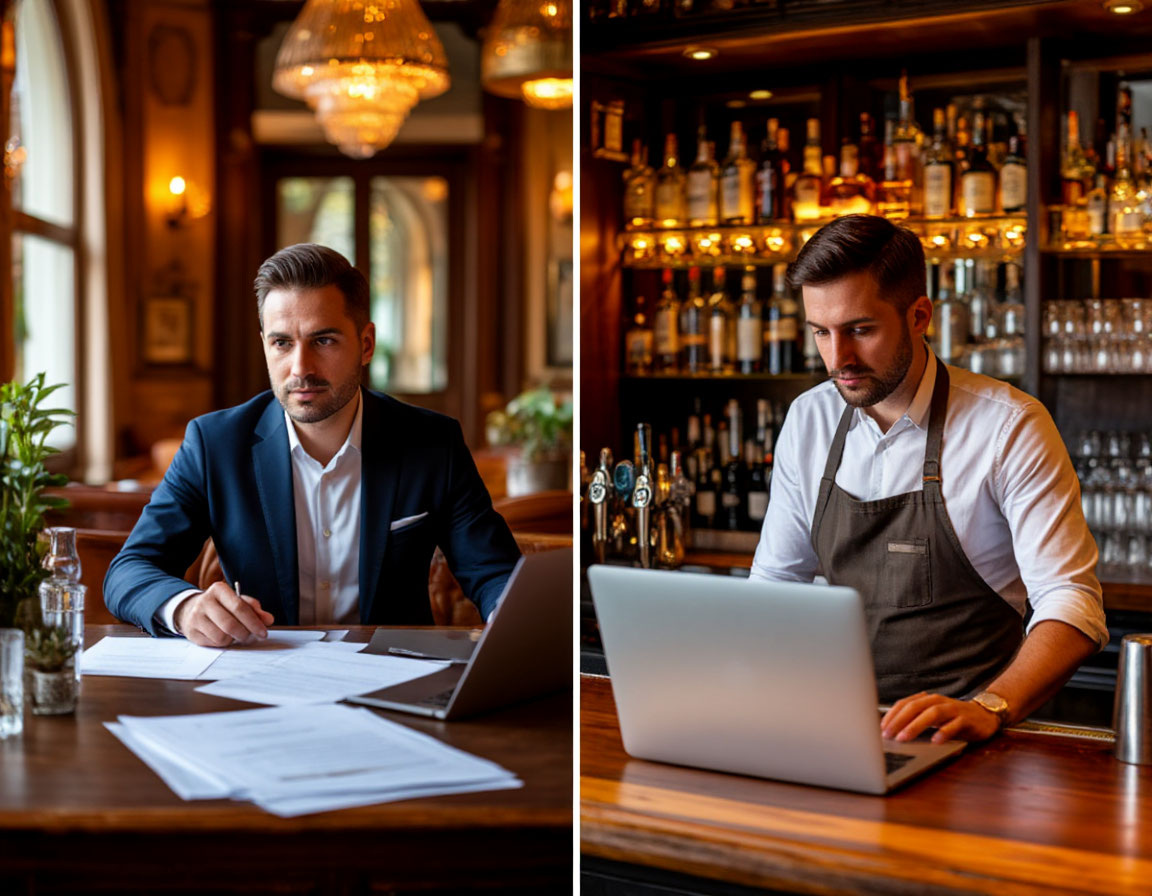 Удалённый формат работы директора ресторана.