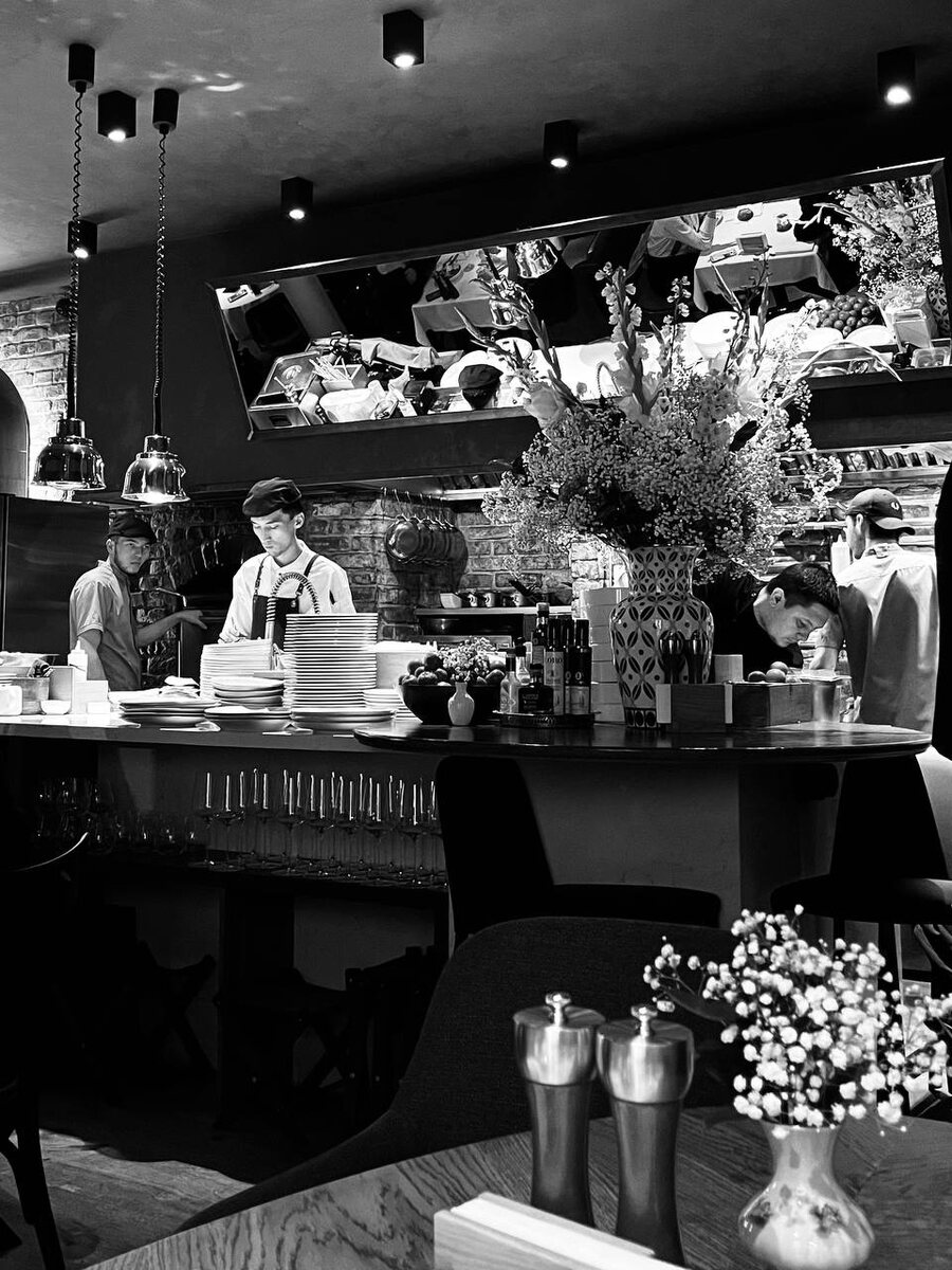 Открытая кухня