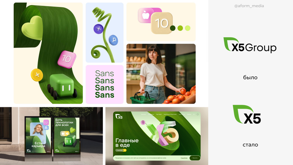 Ребрендинг ритейлера X5