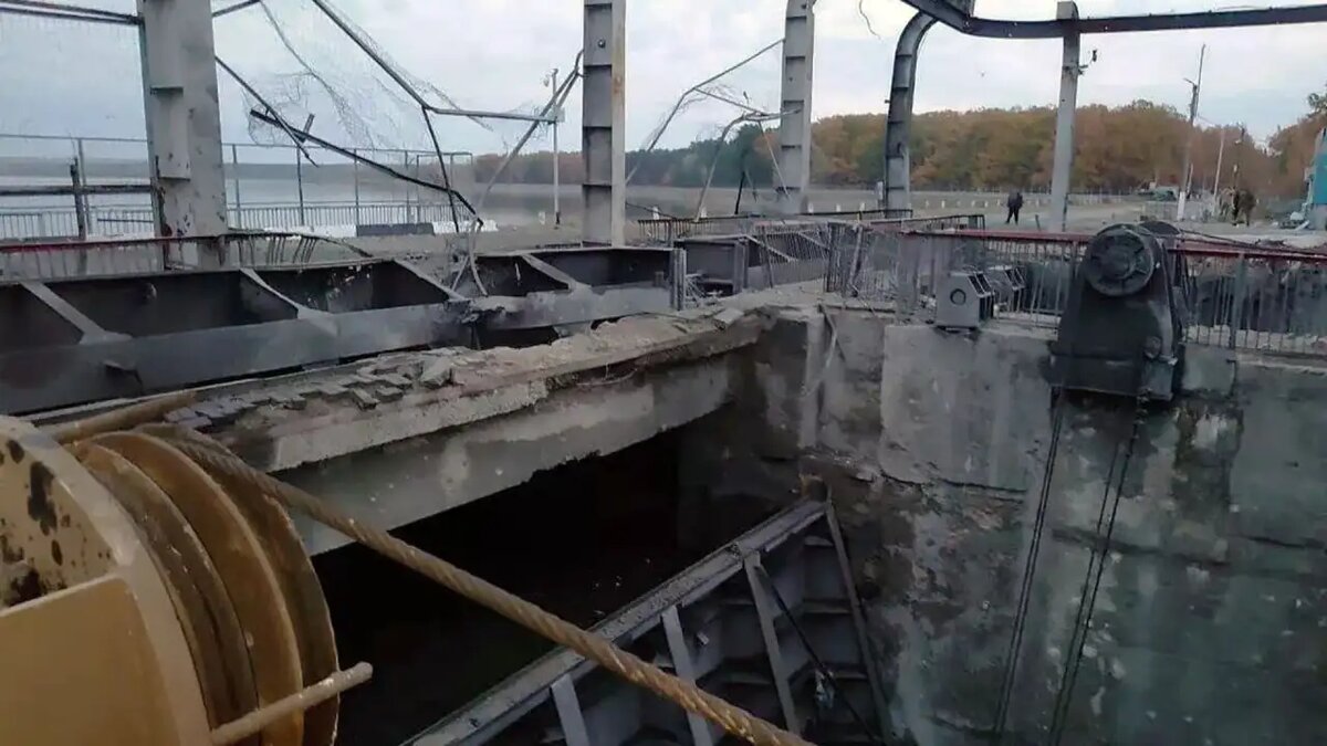    Плотина водохранилища. © Соцсети.