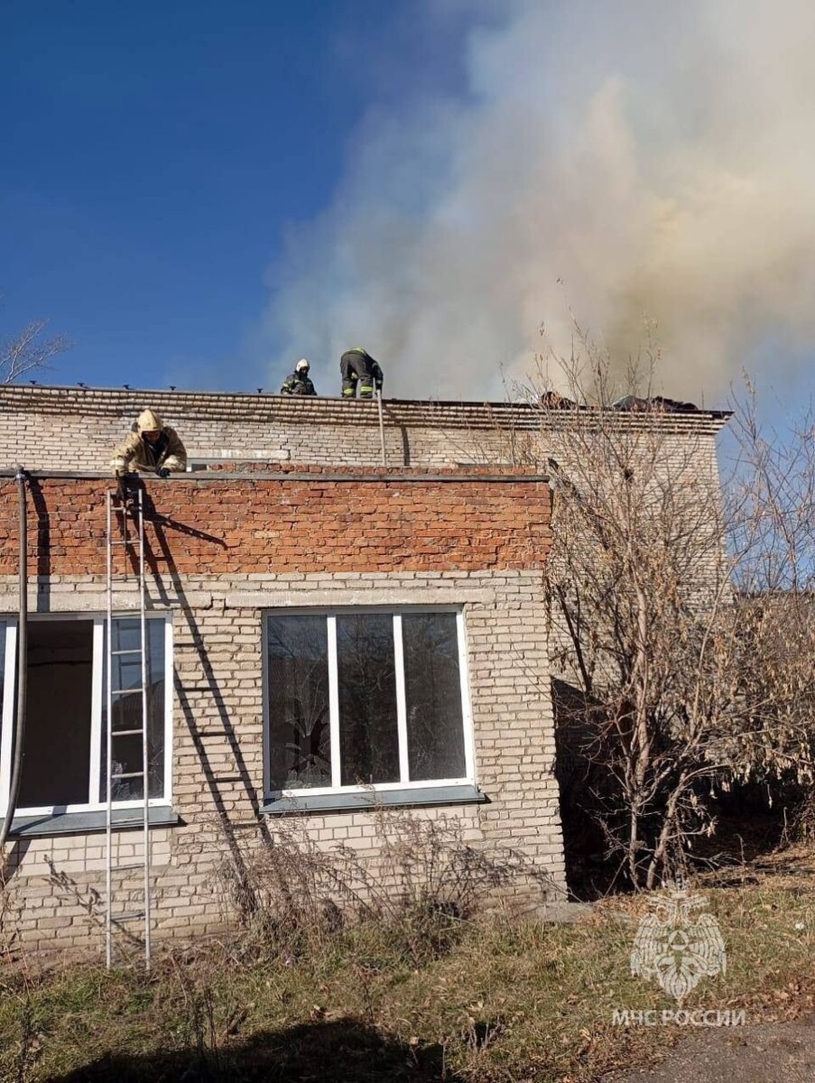    Пожар в селе Саввушка Змеиногорского района. Источник: t.me/mchs_altkray