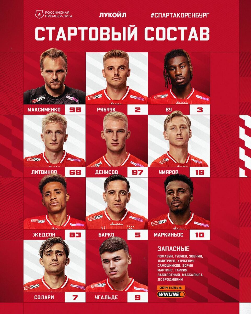 Из телеграм-канала "Спартака".