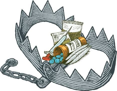 Наркотики - это зловещая ловушка