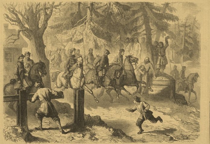 
Польские повстанцы 1863 г. https://commons.wikimedia.org/wiki/File:Powstańcy_1863-oddział_konny.jpg