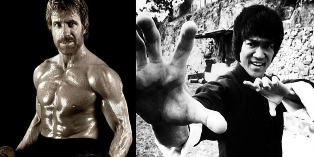 Почему Брюс Ли и Чак Норрис на самом деле не друзья, а соперники до конца жизни