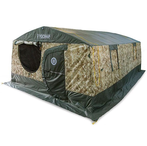 Армейская палатка-баня РОСНАР Р-636 М2. Расцветка: "Фирменный камуфляж"