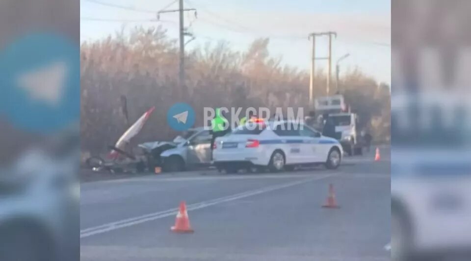    ДТП в Бийске. Источник: t.me/bskgram