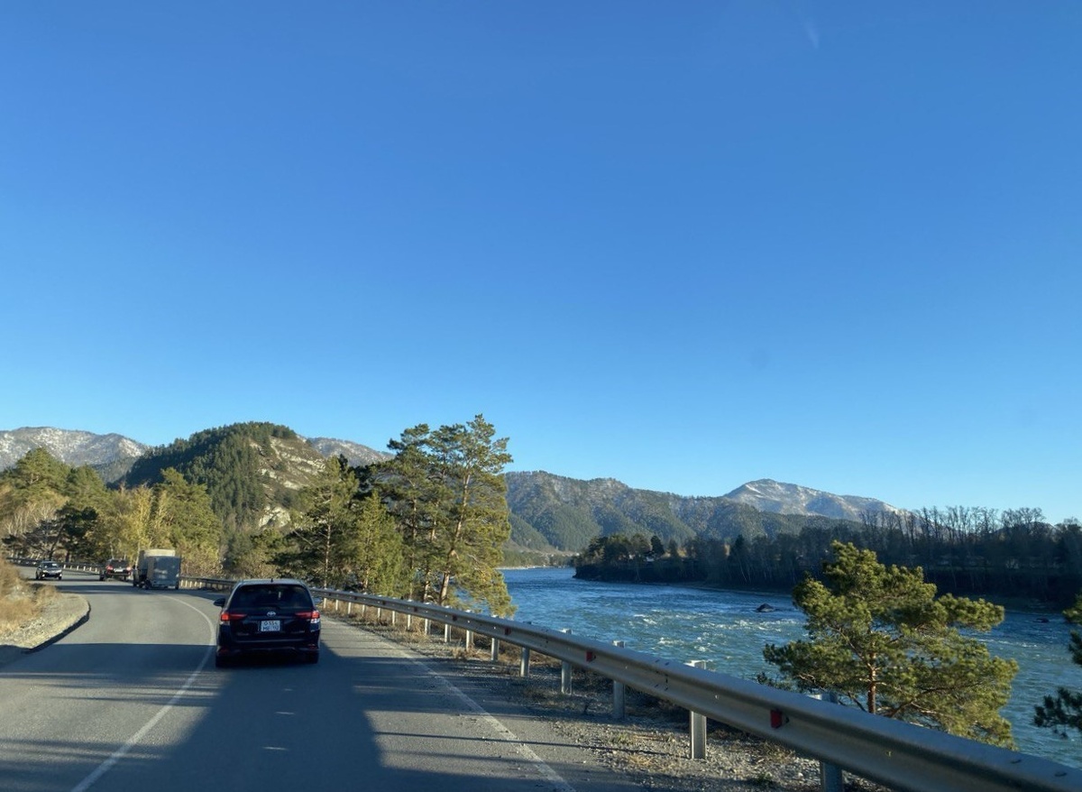 Чемальский тракт. Река Катунь.