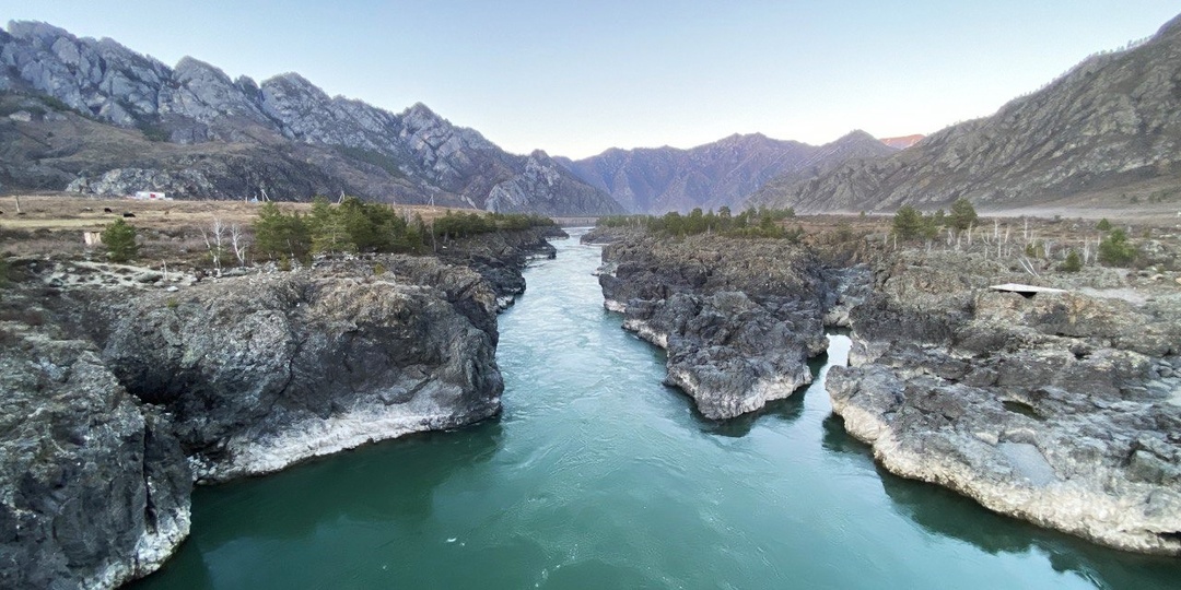 Алтай. Прездка на Ороктойский мост за закатом.