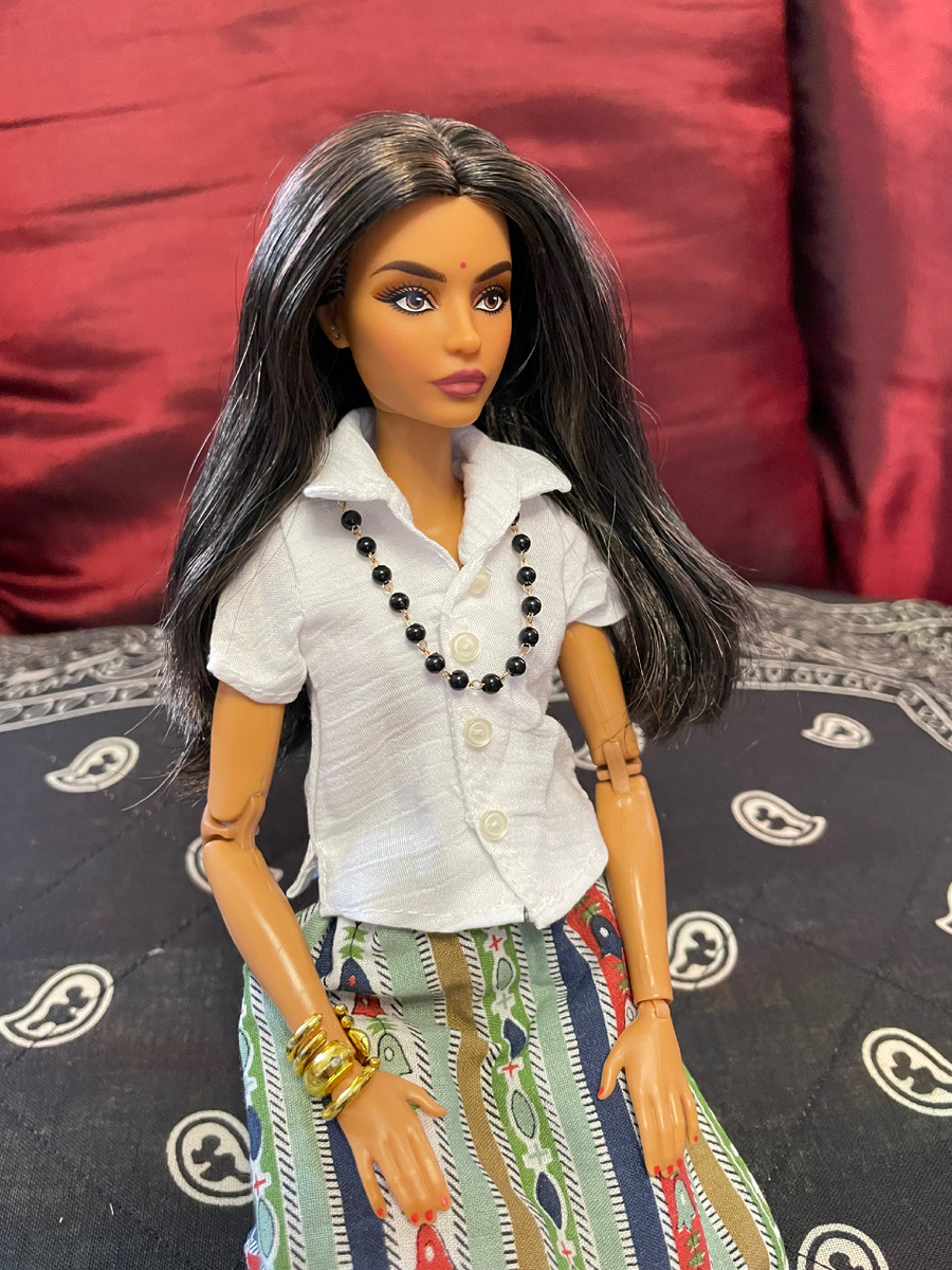 Барби Diwali на теле дачницы