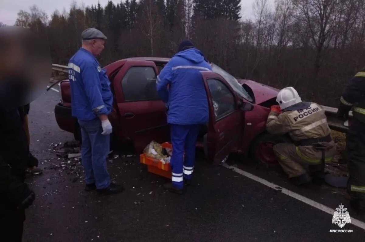    На трассе Торжок-Осташков столкнулись два автомобиля, пострадали 5 человек