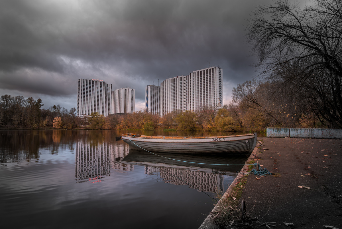 Осень на Серебряно-Виноградном пруду