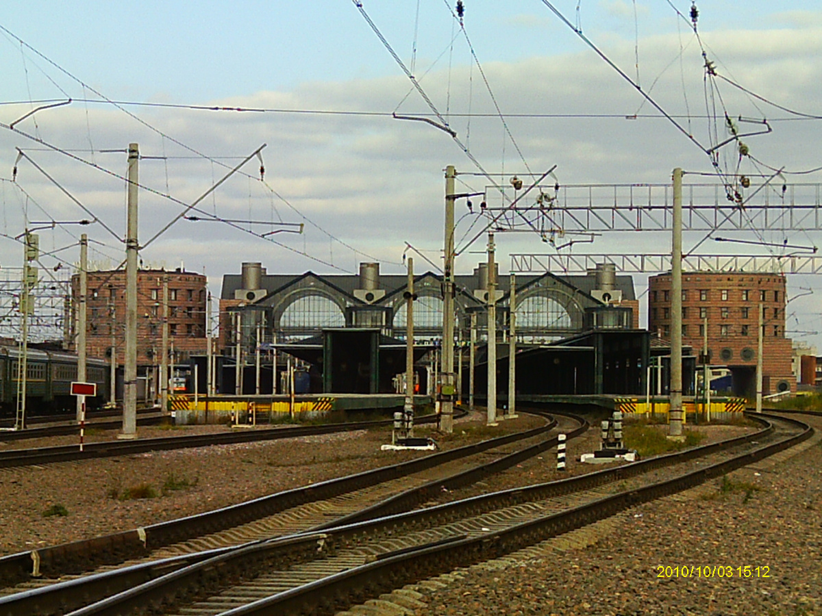 Ладожский  вокзал в Санкт-Петербурге