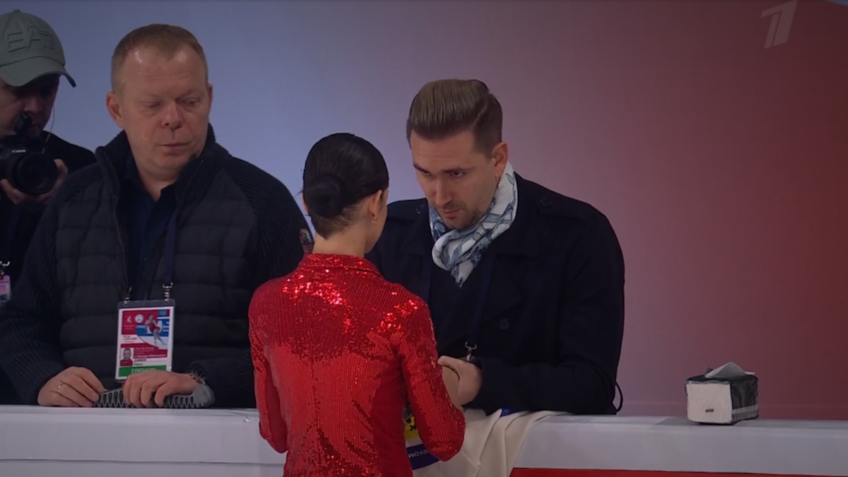    Аделия Петросян. Фото: стоп-кадр прямого эфира "Первого канала"