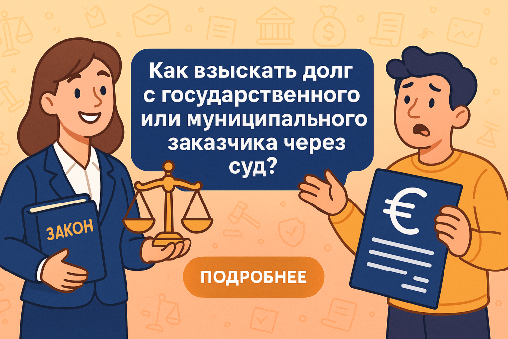    Как взыскать долг с государственного или муниципального заказчика через суд?