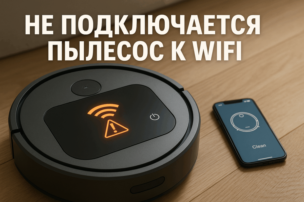    Не подключается робот-пылесос к WiFi — настройка Михаил Юрьевич