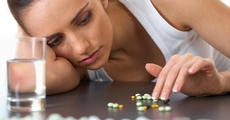 Из каждых 10 лиц, употребляющих антидепрессанты, 7 - женщины. Изображение из Интернета. 