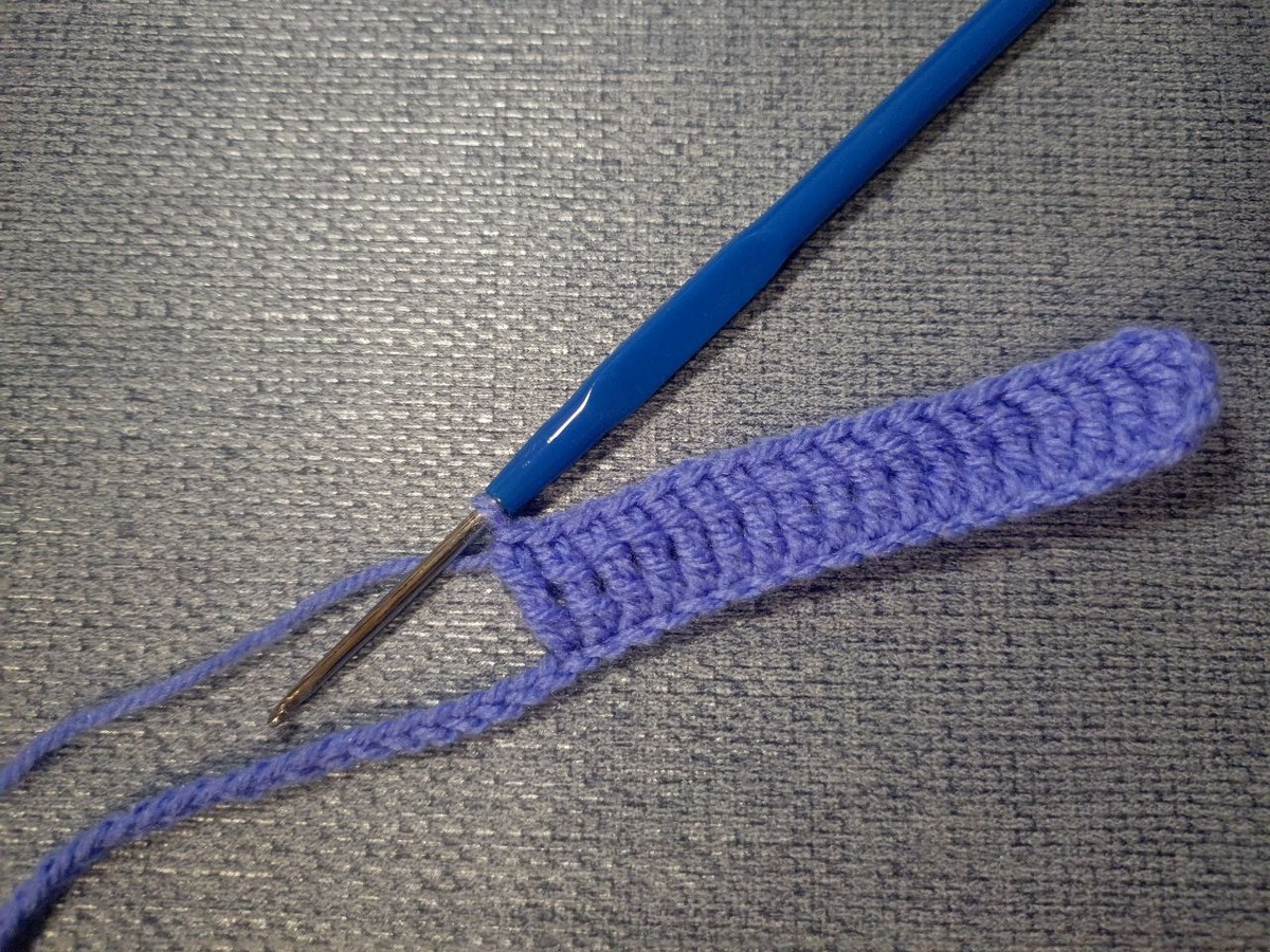 18 столбиков с двумя накидами.