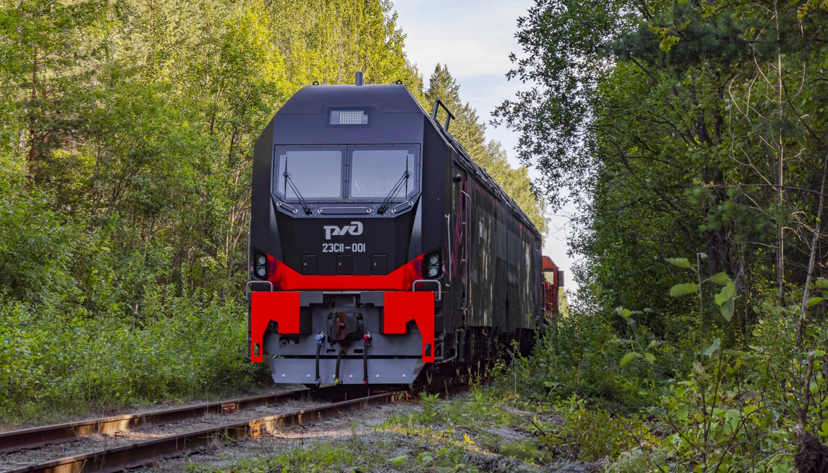 2ЭС11-001. Россия, Свердловская область, подъездной путь от станции Садовая к ООО "Уральские локомотивы". Автор: grigoriystyazhkin. Дата: 1 августа 2025 г Источник фото: https://railtrain.pro