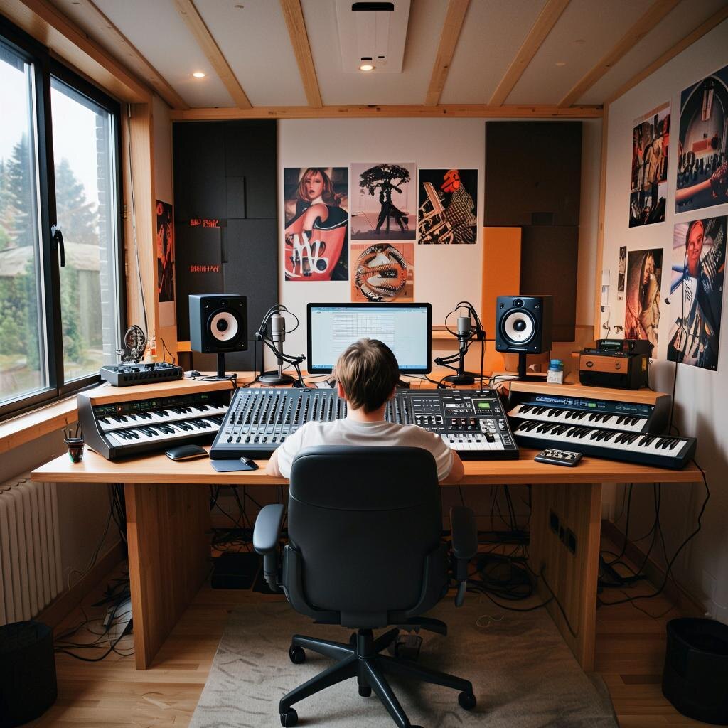 Для первых шагов в мир звукозаписи студия совсем не должна выглядеть так, начнем с самого необходимого